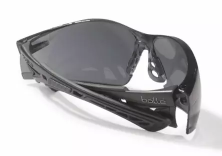 Bollé RUSH+ PSSRUSP443 Platinum Safety Glasses, Smoke Grey Lens - Sunglasses - 15651820 - 2