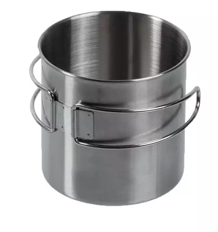 Stainless Steel Mug 800ml with Rotating Handles, Mil-Tec - Cups and Mugs - 14602800 - 1