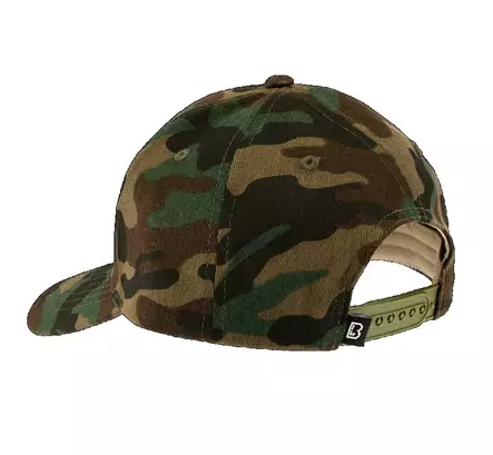 Brandit Baseball Cap, Woodland - Caps and Field Hats - 7030-15010 - 2