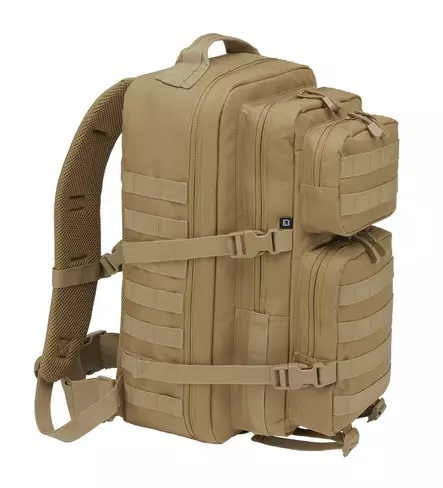 Brandit Assault Pack, Large, Khaki - Backpacks - 8008-70 - 1