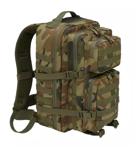 Brandit Assault Pack, Large, Woodland Camouflage - Backpacks - 8008-10 - 1