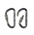 Carabiner 80 mm, 2 pcs, Woodland, Mil-Spec - Climbing and Carabiners - 15922080 - 1