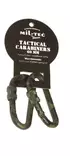 Aluminum Carabiner 60 mm, 2 pcs/pack, Woodland, Mil-Tec - Climbing and Carabiners - 15922060 - 3