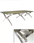Field Bed with Aluminum Frame US Gen II, 210 x 68 cm, max. 180 kg, Olive Green - Camping Beds - 14401100 - 1