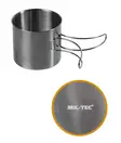 Steel Mug 600 ml with Rotating Handles, Mil-Tec - Cups and Mugs - 14602600 - 2