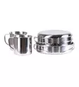8-Piece Camping Cookware Set, Stainless Steel, Mil-Tec - Camping Cookware - 14648300 - 2