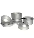 Camping Stove Set 9-Piece with Burner, Aluminum, Mil-Tec - Camping Cookware - 14700500 - 1