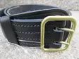 Black Leather Crew Belt - Leather Belts - 1045-110 - 3