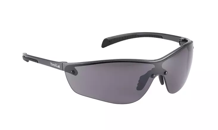 Bollé Silium+ SILPSF Platinum Safety Glasses, Smoke Grey Lens - Sunglasses - 15651000 - 1