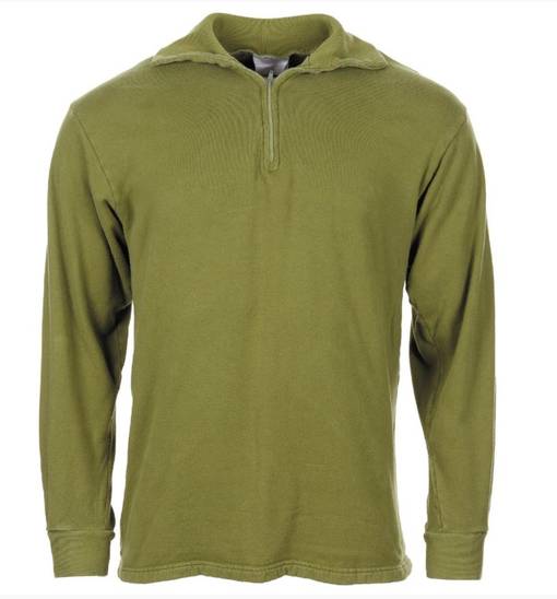 British Norgie Polo Shirt, Olive Green, Surplus - Long Sleeve Shirts - 91090200 - 1