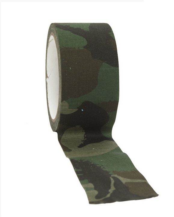 50 mm Woodland Camouflage Tape, 10 meters, Mil-Tec - Masking Tapes - 15934020 - 1