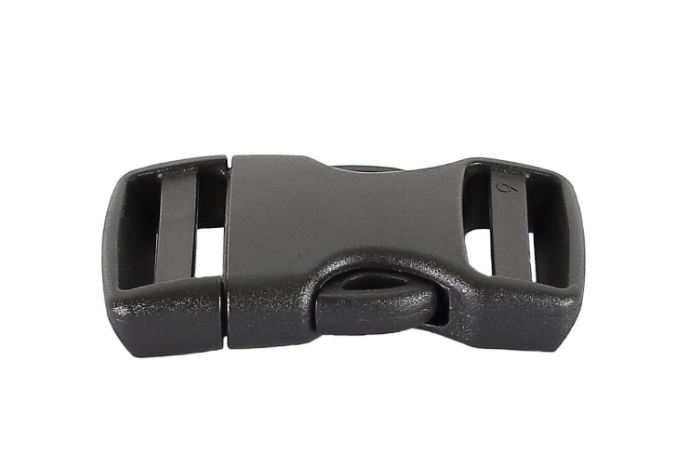 Double-Buckle 25 mm with Trimming, NK, Curved - Buckles and Clips - 11060 - 1