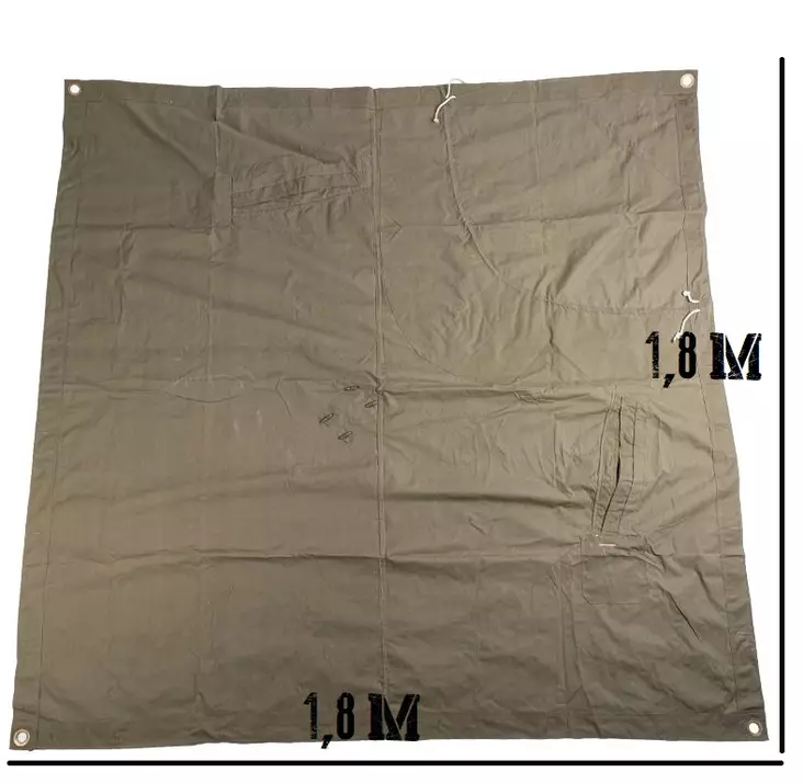 Romanian Raincoat/Basha Tarp "Plash-Palatka", Surplus - Tarp and Tent Fabrics - 91425650 - 1