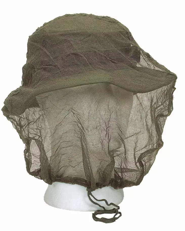 German Mosquito Net for Wide-Brim Hat, Surplus - Wide-Brimmed Hats and Boonie Hats - 12239000 - 1