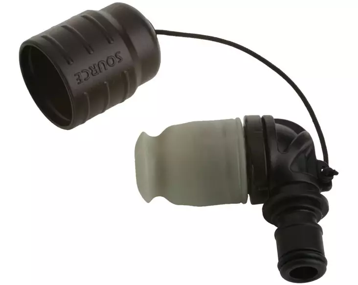 Source Helix Valve Kit - Pressure Relief Valve with QMT Quick Connector, Black - Hydration Packs and Bags - 4509500100 - 1