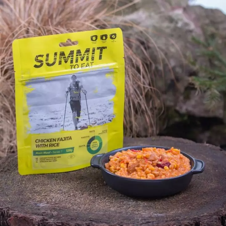 Summit to Eat Adventure Meal, Chicken Fajitas with Rice - Outdoor Meals - 802100 - 1