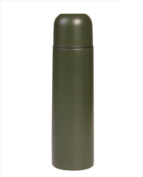 1 L Thermos Bottle, Olive Green, Mil-Tec - Thermal Bottles - 14532000 - 1