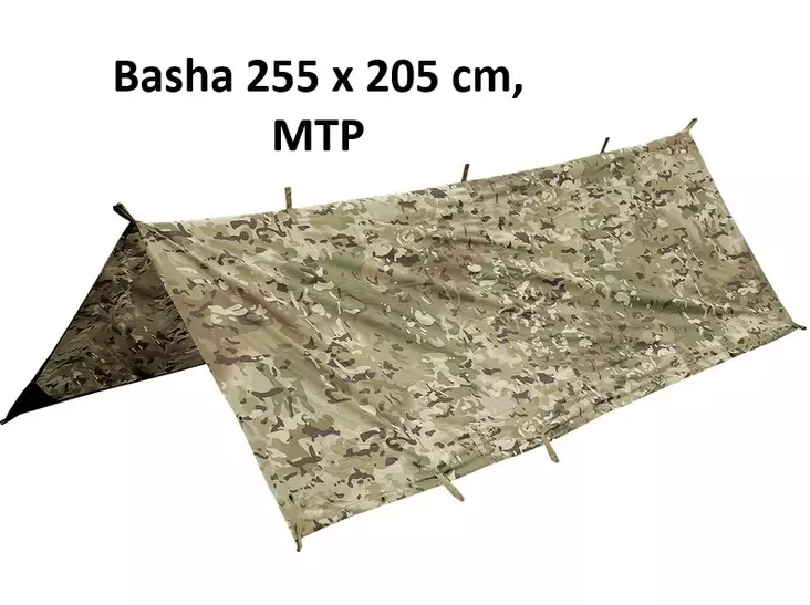British Basha Shelter Sheet, MTP, Surplus - Tarp and Tent Fabrics - 350030 - 1