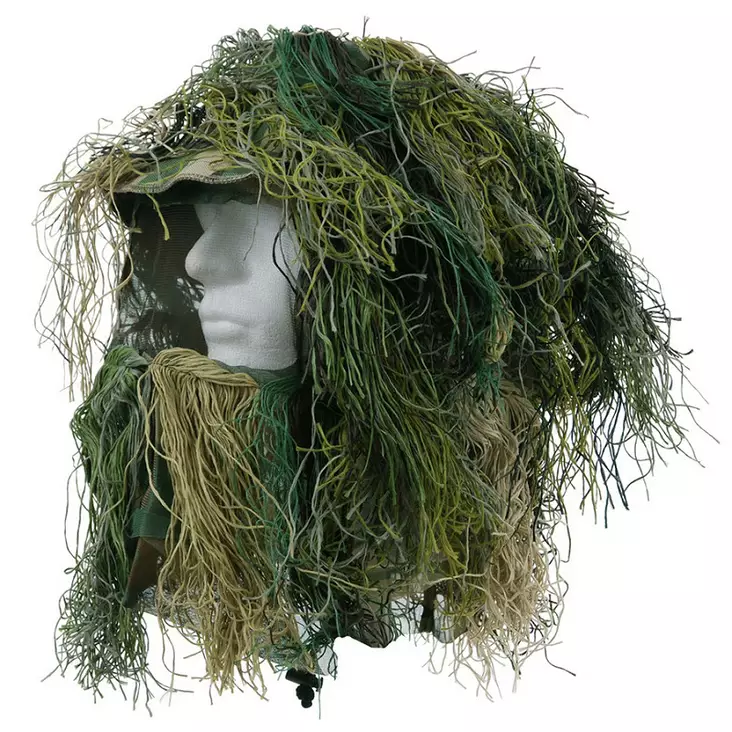 Ghillie Camouflage Hood with Ruffles, Woodland, Fosco - Swimwear and Snow Gear - 469270 - 1