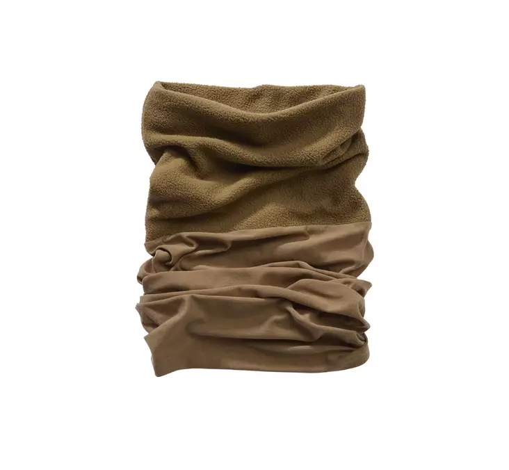 Brandit Fleece Neck Gaiter, Light Brown - Buffs and Tube Scarves - 7018-70 - 1