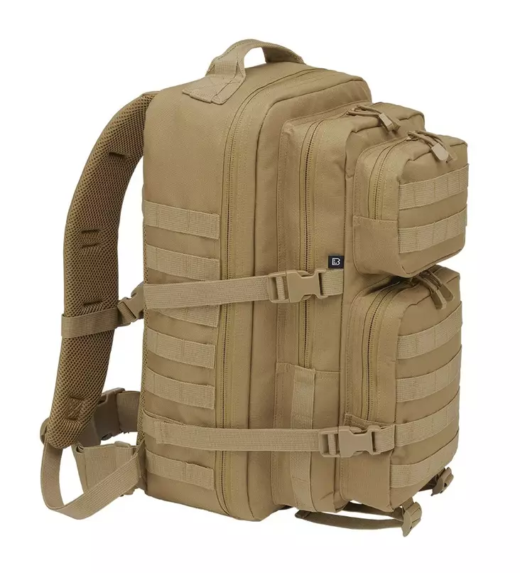 Brandit Assault Pack, Large, Khaki - Backpacks - 8008-70 - 1