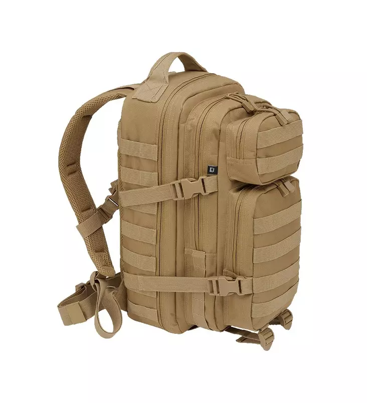 Brandit Assault Pack, Small, Khaki - Backpacks - 8007-70 - 1