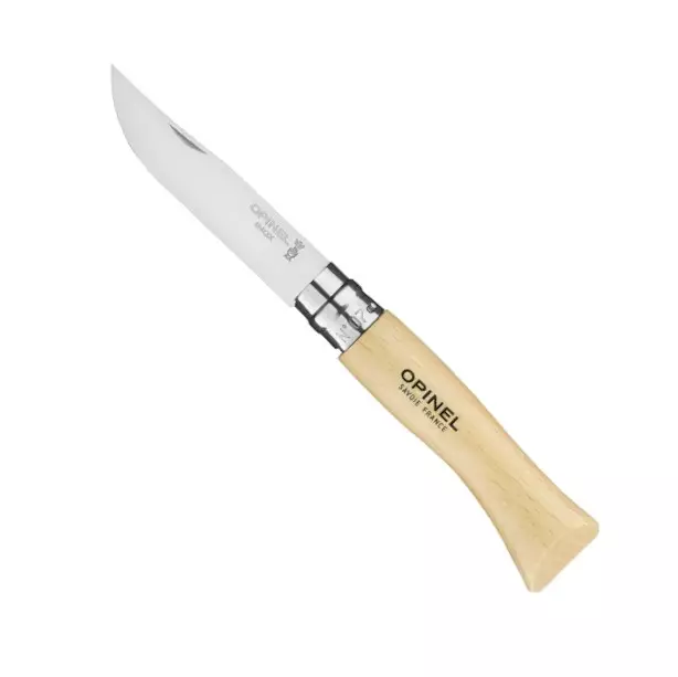 Opinel 7 Inox Folding Knife, Stainless Steel - Knives - 91884660 - 1