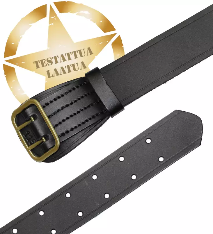 Black Leather Crew Belt - Leather Belts - 1045-110 - 1