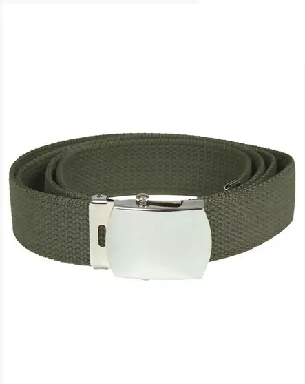 Cotton Belt with US Metal Buckle, 120 cm x 30 mm, Mil-Tec - Canvas Belts - 13110000 - 1