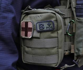 Blood Type Patches Velcro - Blood Type Markers - 36501 - 1