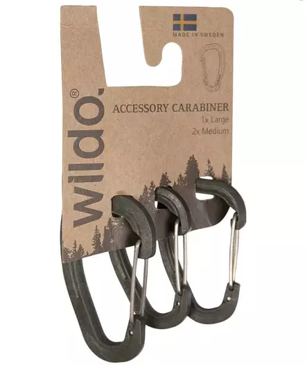Wildo Carabiner 3 Pack, Olive - Climbing and Carabiners - 15920101 - 1