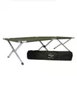 Field Bed with Aluminum Frame, 190 x 65 x 42 cm, max. 120 kg, Olive Green - Camping Beds - 14402001 - 1