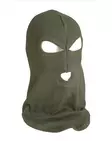 Helmet Hood Cotton with Eye and Nose Opening, Olive Green, Mil-Tec - Helmet Caps - 12109001 - 1