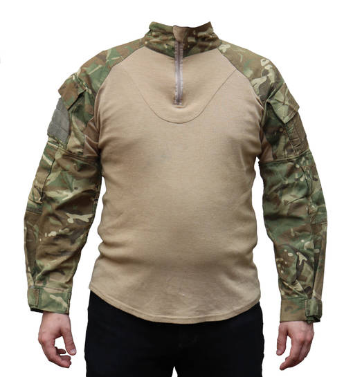 British Under Body Armour Hot Weather Shirt UBACS, MTP / FR, Flame Resistant - Tactical Shirts - 602277-S-1 - 2