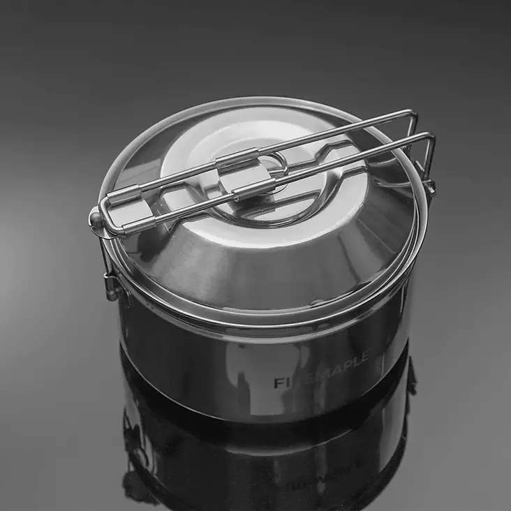 Fire-Maple Antarcti Trekking Pot 1L, Stainless Steel - Camping Cookware - FMAP1 - 1