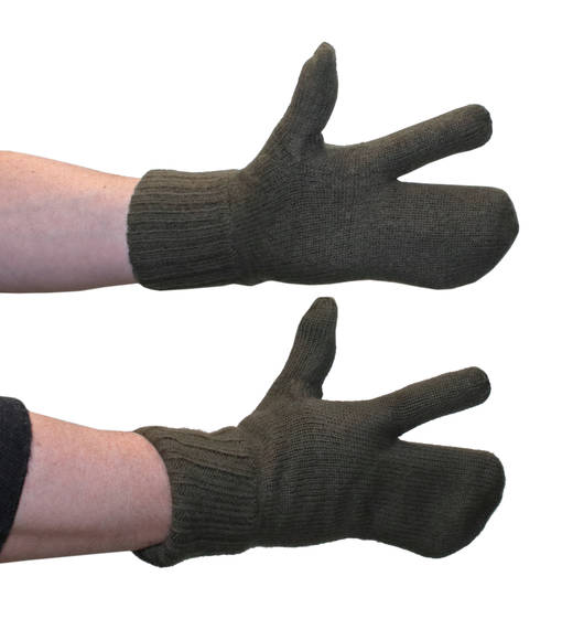 Austrian Mittens with Trigger Finger, Surplus - Gloves and Mittens - 615186-1 - 1
