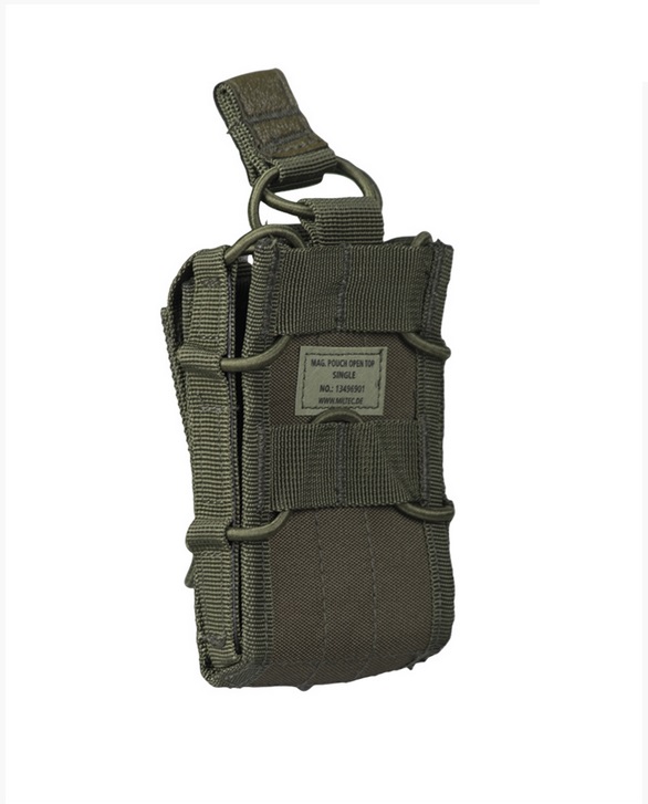 Open Top Modular System Mag Pouch, Olive Green, Mil-Tec - Pockets - 13496901 - 1
