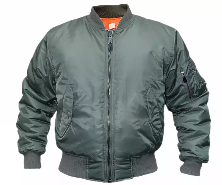 US MA-1 Bomber Jacket, Olive Green, Mil-Tec - Pilot and Outerwear Jackets - 10402001 - 1