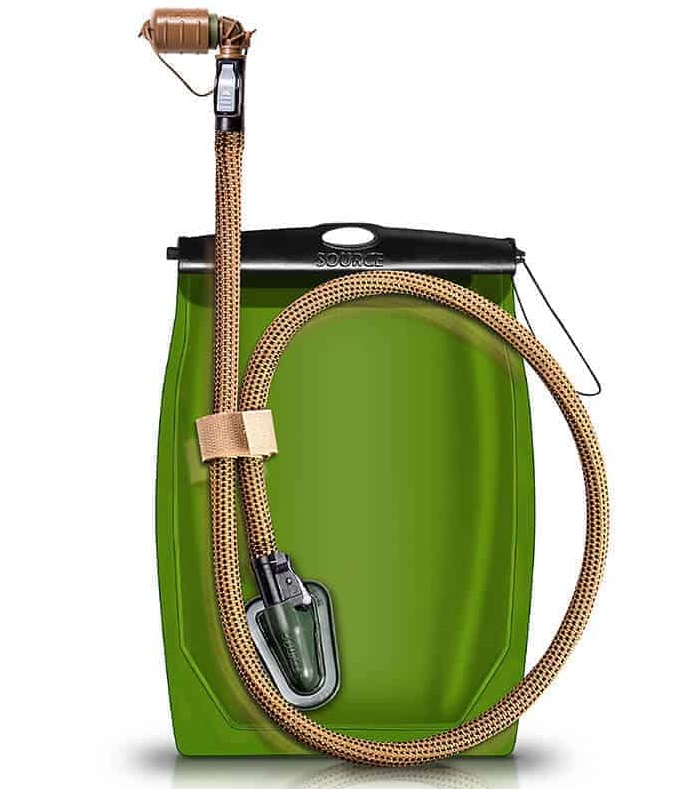 Source Kangaroo Hydration Bladder 1 L, Coyote - Hydration Packs and Bags - 4301550201 - 1