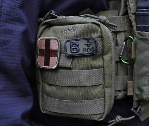 Blood Type Patches Velcro - Blood Type Markers - 36501 - 1