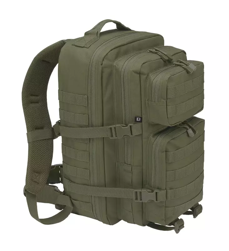 Brandit Assault Pack, Large, Olive Green - Backpacks - 8008-1 - 1