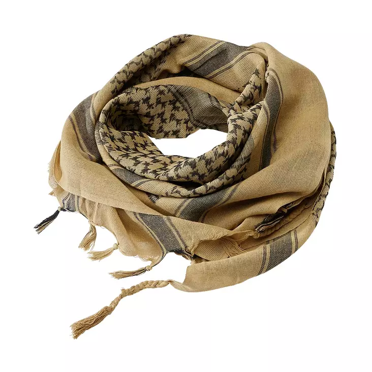 Brandit Shemagh - Scarf, Khaki / Black - Shemaghs - 7009-191 - 1