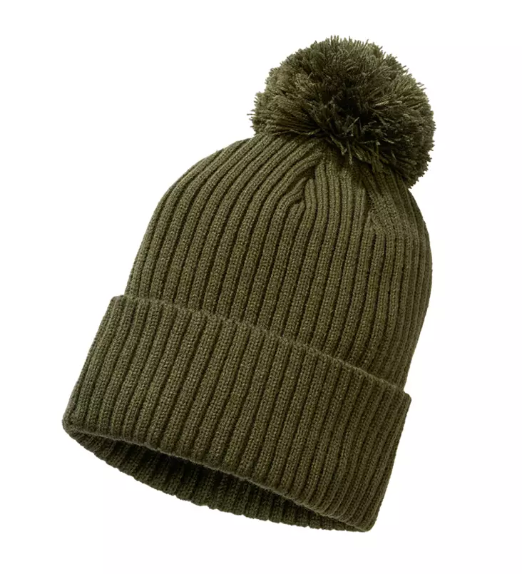 Brandit Pom Pom Beanie, Olive Green - Beanies - 7029-15001 - 1