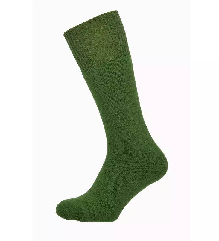 Dutch Wool Fleece Socks, Green, Surplus - Socks - 610437-1 - 1