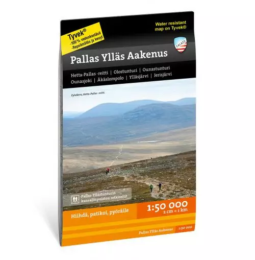 Map of Pallas, Ylläs, Aakenus, Calazo - Maps and Bags - 501 - 1