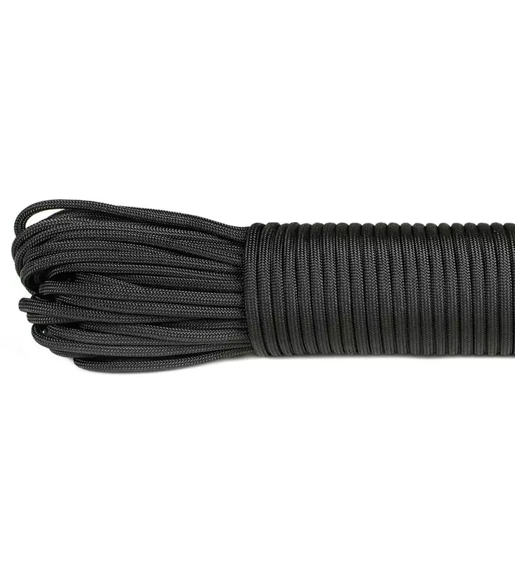 Paracord Rope 550 Black, 10 Meters, US Eagle ™ - Ropes and Cords - 50161 - 1