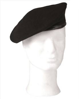 Black Beret, Mil-Tec - Berets, Caps, and Military Hats - 12403002 - 1