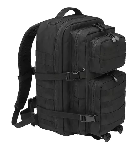 Brandit Assault Pack Backpack, Large, Black - Backpacks - 8008-2 - 1
