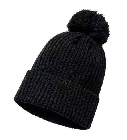 Brandit Pom-Pom Beanie, Black - Beanies - 7029-11002 - 1