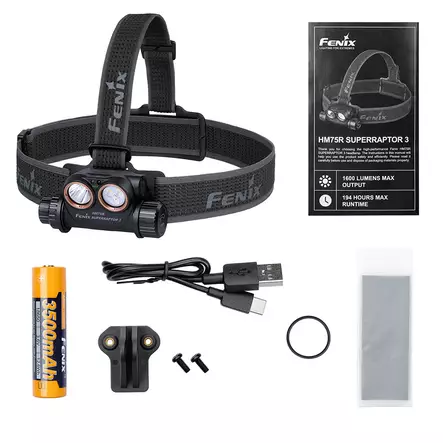 Fenix HM75R SUPERRAPTOR 3 Headlamp - Headlamps - 911707-ALG2 - 1